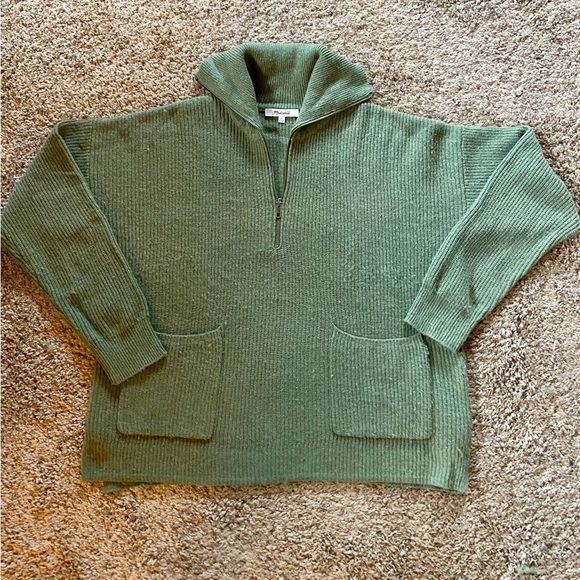 Madewell Glenbrook Half-Zip Pullover Sweater - Picture 4 of 10